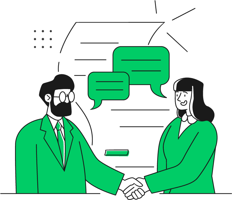 Prospect to Client Handshake